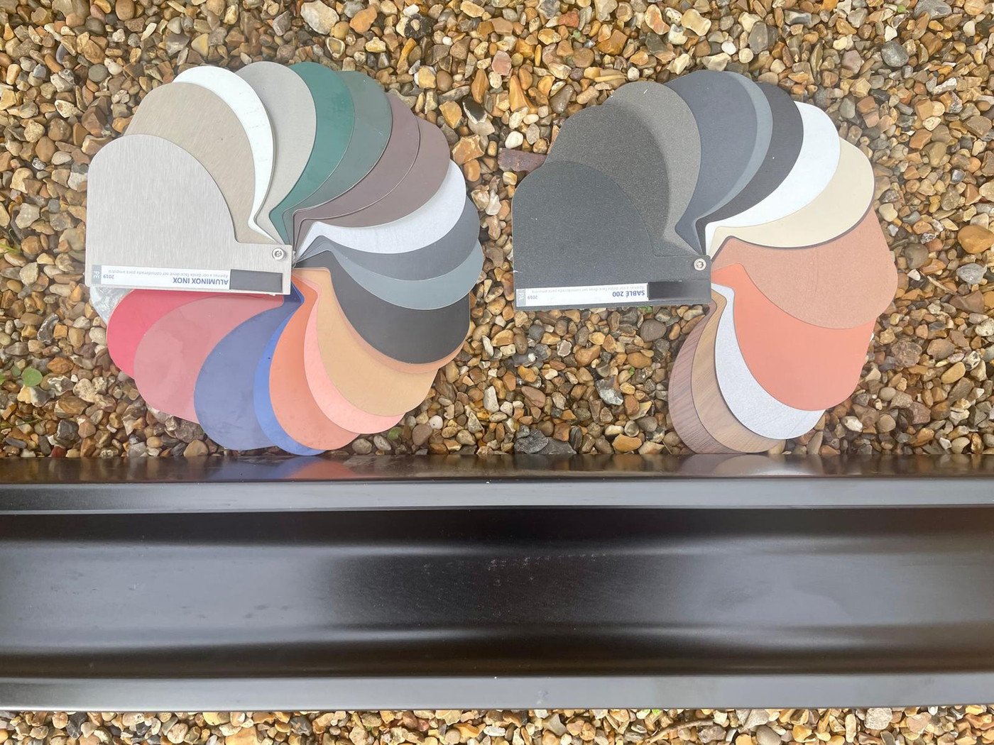 Powder coat colour samples